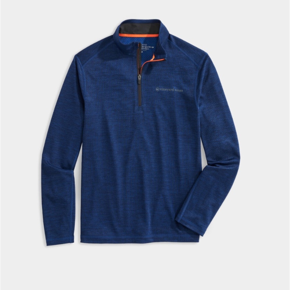 Vineyard Vines Pop Trim Sankaty Quarter Zip